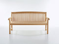 Banc de jardin - Bois - 150x60x90 cm - Bois naturel - Style classique à lattes